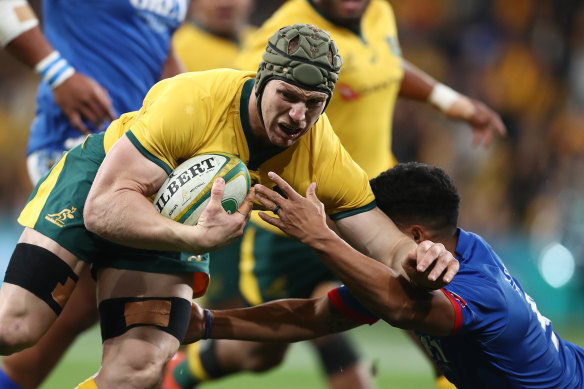 Pocock's return from injury in the recent Test against Samoa came just in time for the Wallabies.