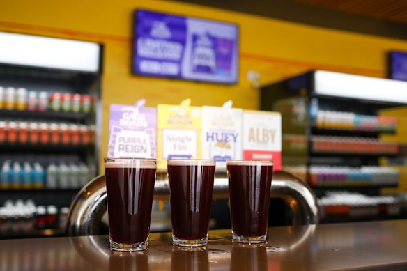 Gage Roads expects to pour 2000 of its Purple Reign pints on Saturday.