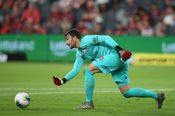Wanderers goalkeeper Daniel Lopar won't be back this season.