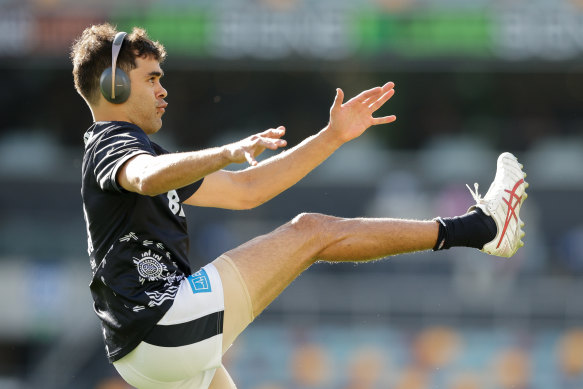 Carlton’s Jack Martin has played just one game so far in 2024 due to injury.