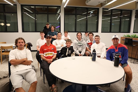 Most of O’Connor’s Geelong teammates sat up together through the night to watched him play in the All-Ireland final.