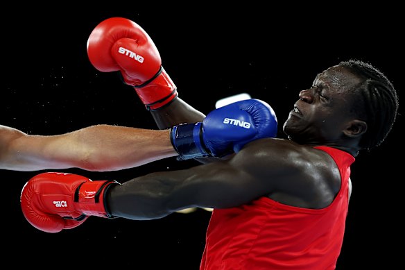 Aziz Abdul was disqualified for a headbutt in the third round.