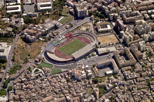 The stadium which Catania calls home.