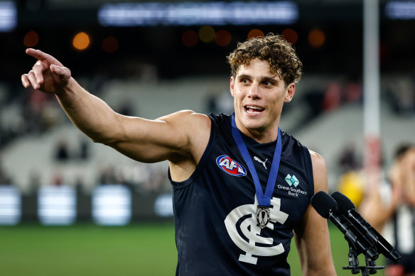 Charlie Curnow has been one of the game’s most exciting players in the past two seasons