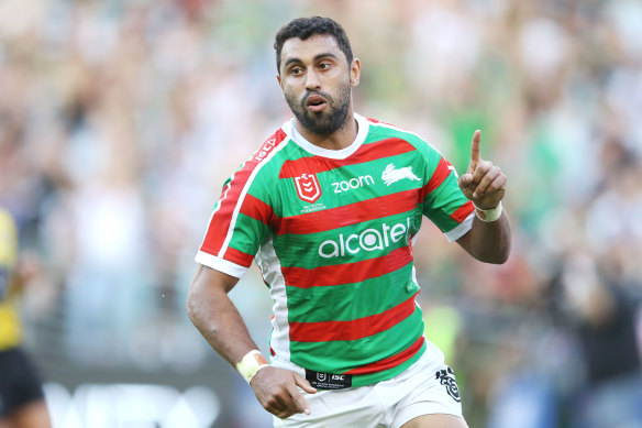 Alex Johnston will return to the left wing for Souths.