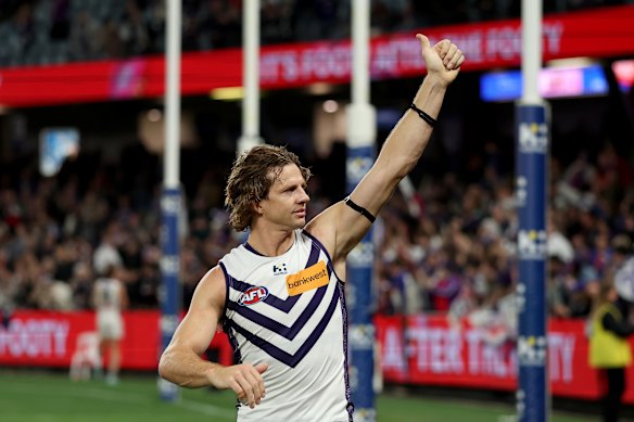 Nat Fyfe hopes his final hurrah at Fremantle will end with a premiership.