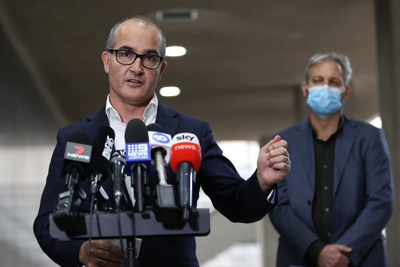 Acting Victorian Premier James Merlino.