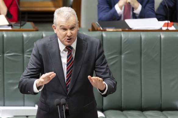 Workplace Relations Minister Tony Burke accused critics of the bill of spreading false information.