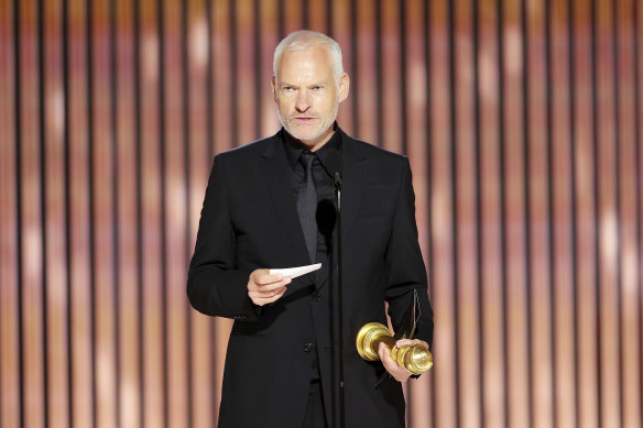 Martin McDonagh’s The Banshees of Inisherin wins best musical or comedy.