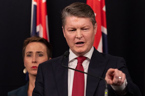 In his first press conference as premier, Ben Carroll indicated community safety would be a priority for his government. 