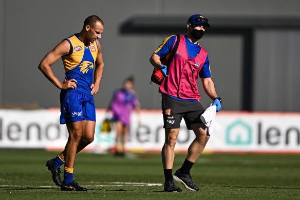Dom Sheed is the latest in a long line of injuries at West Coast.
