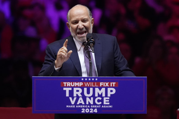 Howard Lutnick, the other leader of   Trump’s transition, was picked for secretary of commerce.