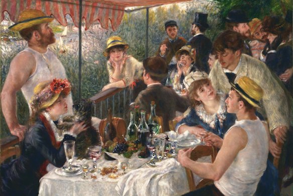 Pierre-August Renoir’s Luncheon of the Boating Party.