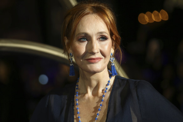 Lightning rod: JK Rowling's pronouncements on trans issues put her in the spotlight repeatedly throughout the year.