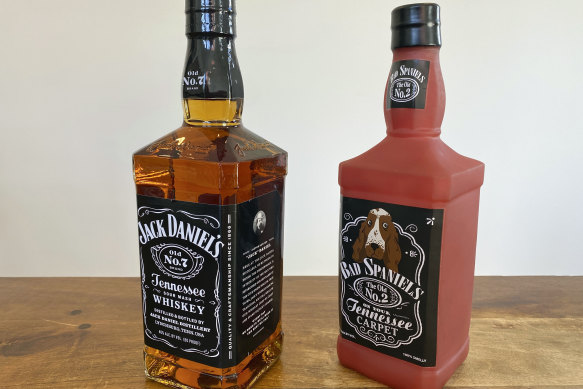 The maker of Bad Spaniels is accused of infringing on Jack Daniel’s trademarks.