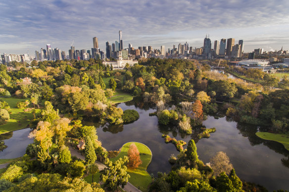The Royal Botanic Gardens is on the city’s doorstep.