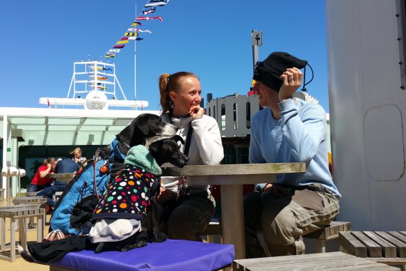 On a ferry to Norway, 2019.