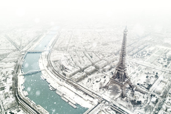 Paris is low on crowds in the winter months.