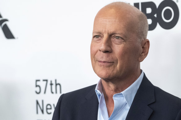 Bruce Willis attends the Motherless Brooklyn premiere in 2019.