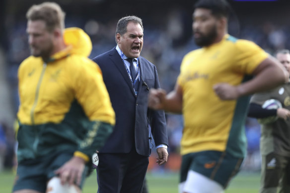 Dave Rennie’s Wallabies face England in three Tests on home soil in July.