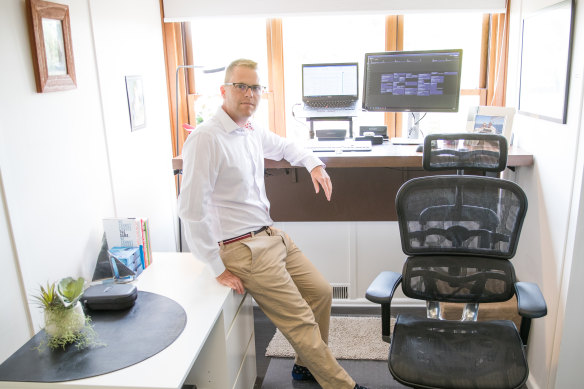 Mark Geels is looking forward to getting back into the office to see his colleagues more frequently, but he expects to continue working from home as well.