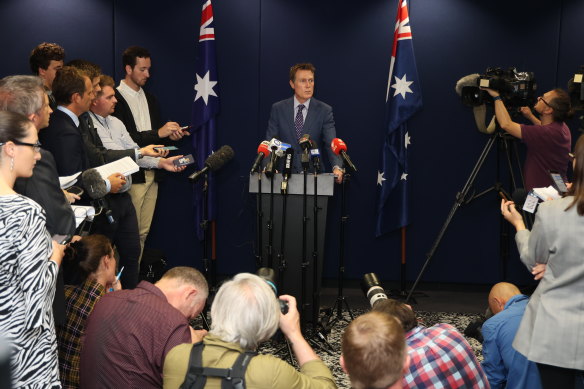 Attorney-General Christian Porter has been on leave since identifying himself three weeks ago as the cabinet minister at the centre of historical rape allegations, which he denies. 