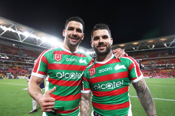 Cody Walker and Adam Reynolds are the longest-serving halves combination in the NRL.