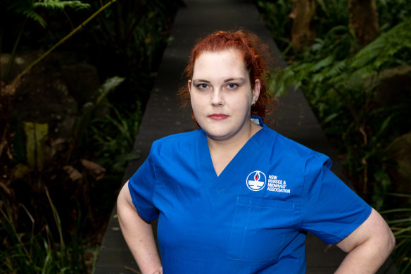 Sydney nurse Julia Farley is an RPA branch union delegate.