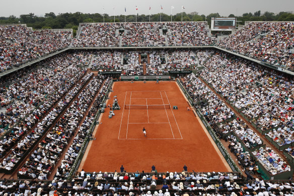 The French open as it looked last year, before the COVID-19 pandemic hit.