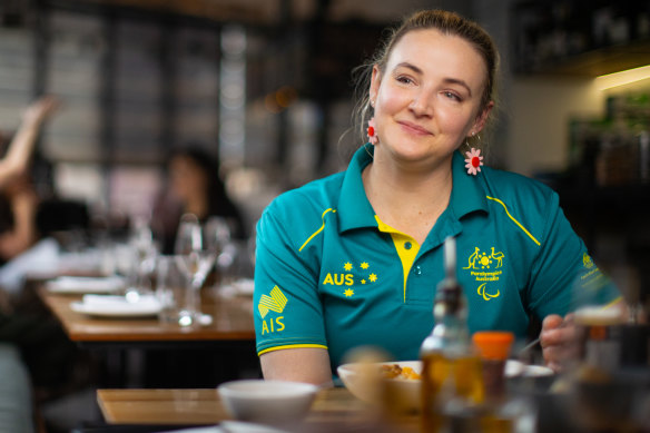 Wheelchair rugby player Shae Graham.