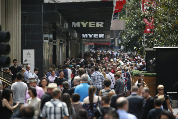 Karen Millen had eight concession stores in Myer and David Jones stores across the country.