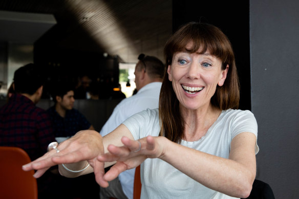 Architect Rachel Neeson at one of her favourite restaurants, the Malaya.