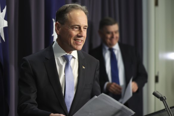 Health Minister Greg Hunt said the Moderna doses will serve as booster vaccines should supplies of Pfizer remain consistent throughout this year.