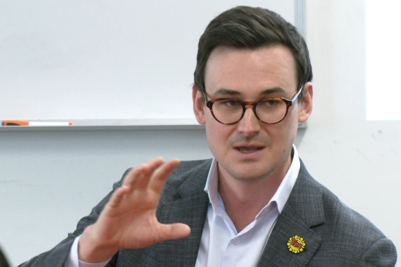 Bonney MP Sam O’Connor speaks on a September 15 Gold Coast panel with Noel Pearson and Liberals for Yes co-convenor Kate Carnell – the first appearance of a sitting LNP member at a Yes campaign event.