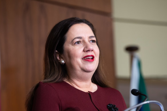 Queensland Premier Annastacia Palaszczuk delivered the latest COVID update on Thursday morning.