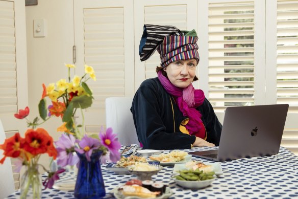 Nell Campbell at home in Sydney.