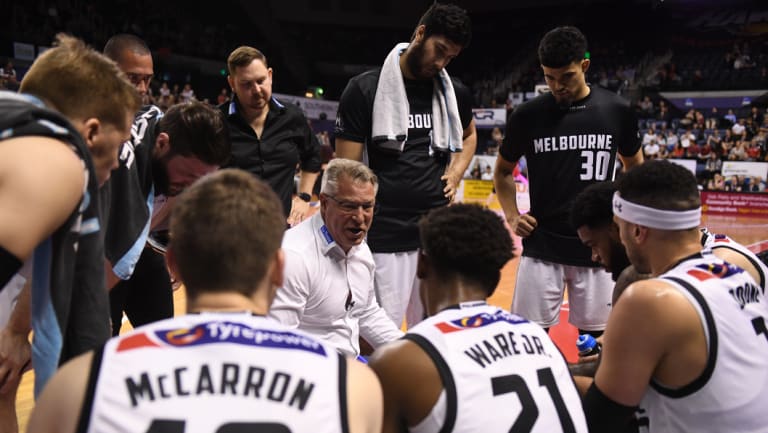 Packed schedule: Melbourne United coach Dean Vickerman is trying to give his players a balance.