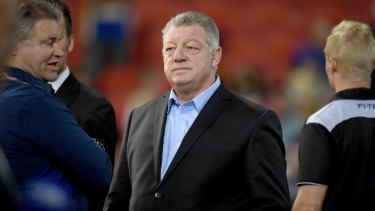 In demand? Phil Gould was spotted with Dino Mezzatesta at the Star, where the Sharks chairman is a casino executive.