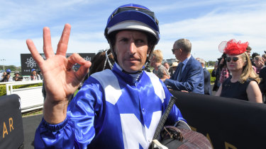 Extra gears: Hugh Bowman continues to be amazed by Winx as she nears the end of her racing career.