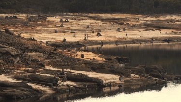Cordeaux Reservoir was at 40 per cent full as of mid-May, compared with an average of 54 per cent capacity across Sydney's dams.