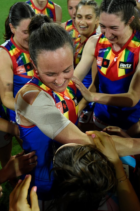 Daisy Pearce inspired her teammates.