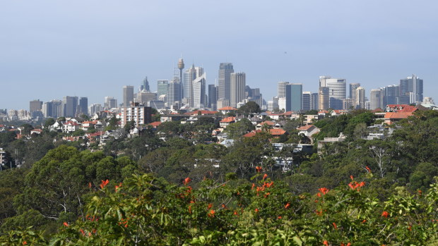 apartments in Sydney reflecting negative equity issues with oversupply