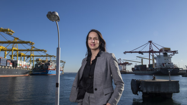 NSW Ports CEO Marika Calfas.