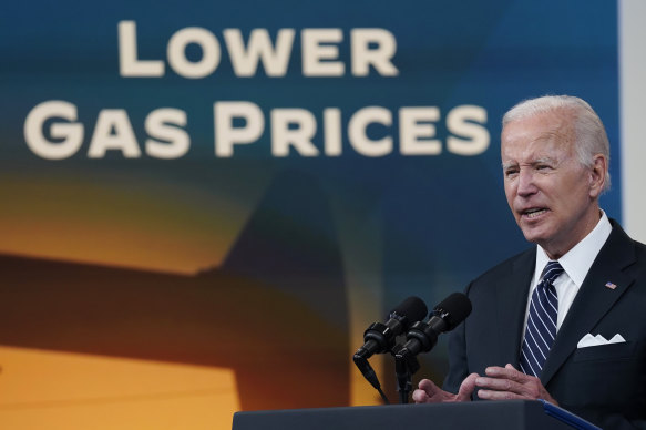 US President Joe Biden last month blamed fuel price inflation on Russia’s invasion of Ukraine.