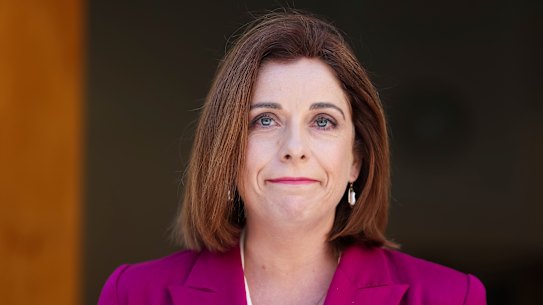 Communications and Sport Minister Anika Wells.