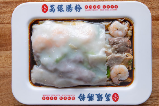 Liyin Rice Roll Master’s namesake cheung fun (rice rolls).