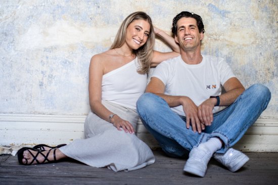 Rebecca Harding and Andy Lee: “I get people coming up to me all the time. I love it, but it can be annoying for Bec.”