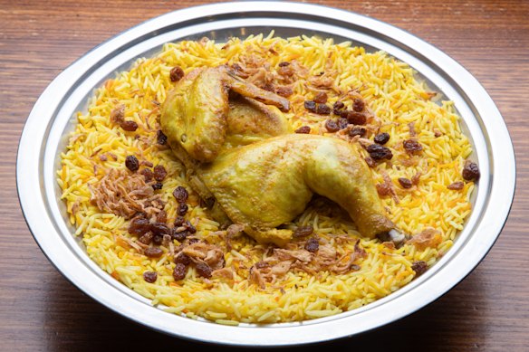 Go-to dish: Chicken mandi at Mandina Kitchen.