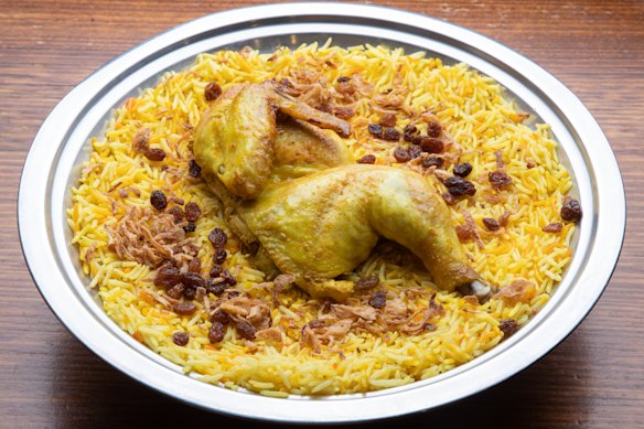 Go-to dish: Chicken mandi at Mandina Kitchen.