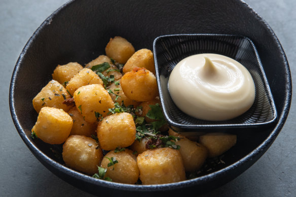 Deep-fried gnocchi bites.